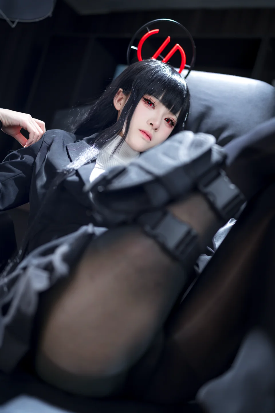 九柒喵 - No.026 蔚蓝档案 调月莉音 [64P-1.4GB] tg@simisebaisi 【丝足阁】039.webp